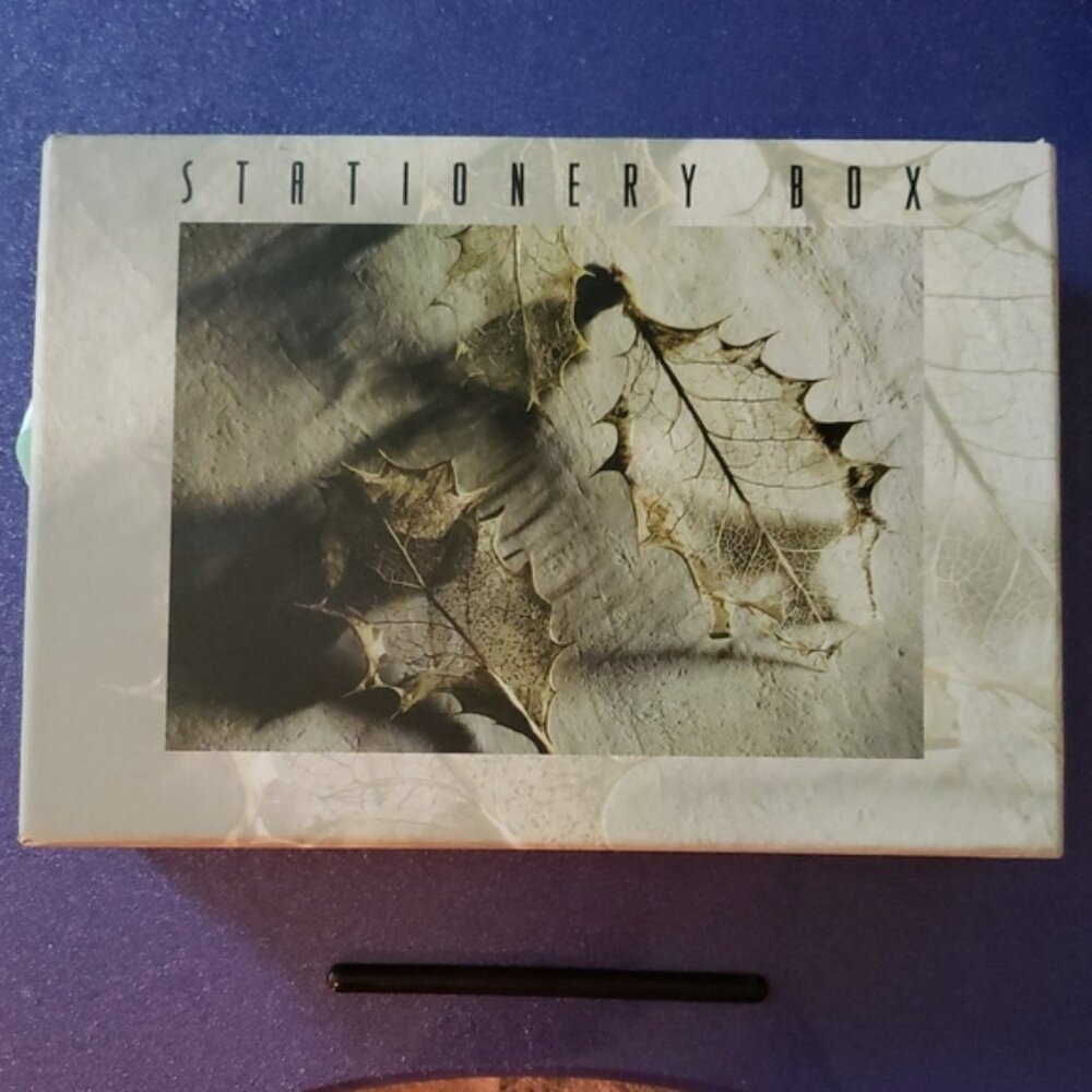 Stationery Box 1999 Paper Notelets Envelopes PLUS Stationery Set w/ Address Book